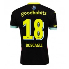 PSV Eindhoven Olivier Boscagli #18 Bortedrakt 2024-25 Kortermet